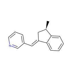 C[C@@H]1C/C(=C\c2cccnc2)c2ccccc21 ZINC000013610869