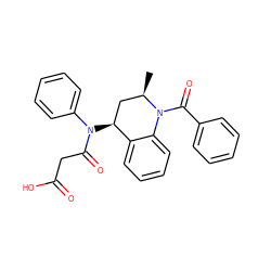 C[C@@H]1C[C@H](N(C(=O)CC(=O)O)c2ccccc2)c2ccccc2N1C(=O)c1ccccc1 ZINC000049785554