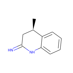 C[C@@H]1CC(=N)Nc2ccccc21 ZINC000028476219