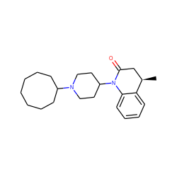 C[C@@H]1CC(=O)N(C2CCN(C3CCCCCCC3)CC2)c2ccccc21 ZINC000096270677