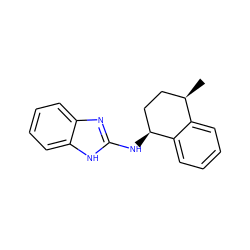 C[C@@H]1CC[C@H](Nc2nc3ccccc3[nH]2)c2ccccc21 ZINC000035905361