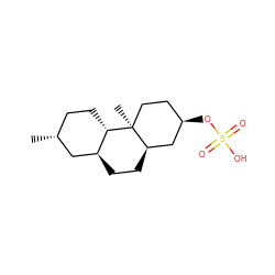 C[C@@H]1CC[C@H]2[C@@H](CC[C@@H]3C[C@H](OS(=O)(=O)O)CC[C@]23C)C1 ZINC000653890322