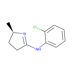 C[C@@H]1CCC(Nc2ccccc2Cl)=N1 ZINC000084707277