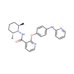 C[C@@H]1CCC[C@@H](C)N1NC(=O)c1cccnc1Oc1ccc(Nc2ccccn2)cc1 ZINC000142827123