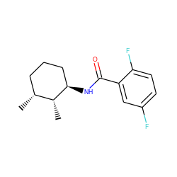 C[C@@H]1CCC[C@@H](NC(=O)c2cc(F)ccc2F)[C@@H]1C ZINC000114428999