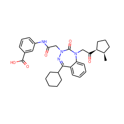 C[C@@H]1CCC[C@@H]1C(=O)CN1C(=O)N(CC(=O)Nc2cccc(C(=O)O)c2)N=C(C2CCCCC2)c2ccccc21 ZINC000028655811