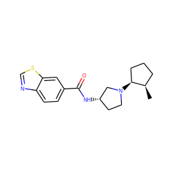 C[C@@H]1CCC[C@@H]1N1CC[C@H](NC(=O)c2ccc3ncsc3c2)C1 ZINC000084652038