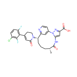 C[C@@H]1CCC[C@H](N2CCC(c3c(F)ccc(Cl)c3F)=CC2=O)c2cc(ccn2)-n2nc(C(=O)O)cc2NC1=O ZINC001772656028