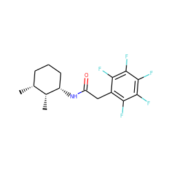 C[C@@H]1CCC[C@H](NC(=O)Cc2c(F)c(F)c(F)c(F)c2F)[C@@H]1C ZINC000037124450