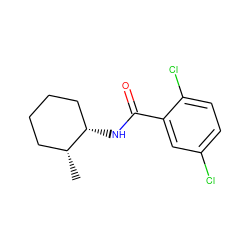 C[C@@H]1CCCC[C@@H]1NC(=O)c1cc(Cl)ccc1Cl ZINC000014903367