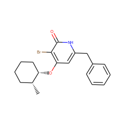 C[C@@H]1CCCC[C@@H]1Oc1cc(Cc2ccccc2)[nH]c(=O)c1Br ZINC000095587239