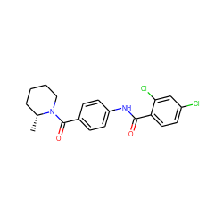 C[C@@H]1CCCCN1C(=O)c1ccc(NC(=O)c2ccc(Cl)cc2Cl)cc1 ZINC000013674499