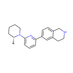 C[C@@H]1CCCCN1c1cccc(-c2ccc3c(c2)CCNC3)n1 ZINC000071341003