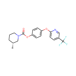 C[C@@H]1CCCN(C(=O)Oc2ccc(Oc3ccc(C(F)(F)F)cn3)cc2)C1 ZINC000028826705