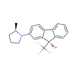 C[C@@H]1CCCN1c1ccc2c(c1)[C@](O)(C(F)(F)F)c1ccccc1-2 ZINC000144789371