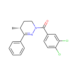 C[C@@H]1CCN(C(=O)c2ccc(Cl)c(Cl)c2)N=C1c1ccccc1 ZINC000013744729