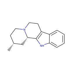 C[C@@H]1CCN2CCc3c([nH]c4ccccc34)[C@@H]2C1 ZINC000034316477