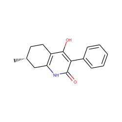 C[C@@H]1CCc2c([nH]c(=O)c(-c3ccccc3)c2O)C1 ZINC000026181483