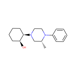 C[C@@H]1CN([C@@H]2CCCC[C@@H]2O)CCN1c1ccccc1 ZINC000028237994