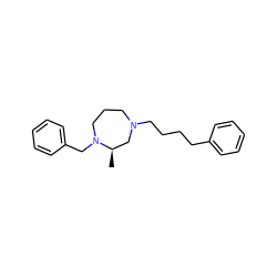 C[C@@H]1CN(CCCCc2ccccc2)CCCN1Cc1ccccc1 ZINC001772648922