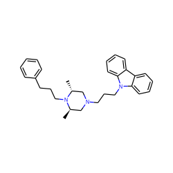 C[C@@H]1CN(CCCn2c3ccccc3c3ccccc32)C[C@@H](C)N1CCCc1ccccc1 ZINC000026577734