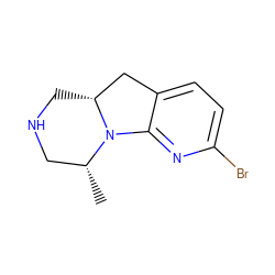 C[C@@H]1CNC[C@@H]2Cc3ccc(Br)nc3N21 ZINC000028572467