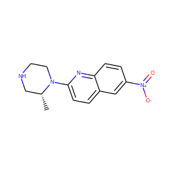 C[C@@H]1CNCCN1c1ccc2cc([N+](=O)[O-])ccc2n1 ZINC000026579415