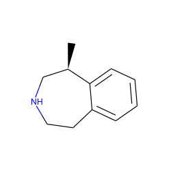 C[C@@H]1CNCCc2ccccc21 ZINC000028131777