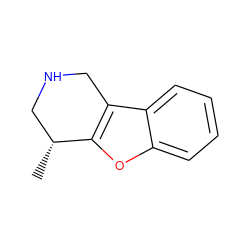 C[C@@H]1CNCc2c1oc1ccccc21 ZINC000023379259