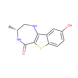 C[C@@H]1CNc2c(sc3ccc(O)cc23)C(=O)N1 ZINC000042922935