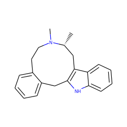 C[C@@H]1Cc2c([nH]c3ccccc23)Cc2ccccc2CCN1C ZINC000073198604