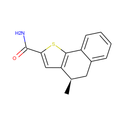 C[C@@H]1Cc2ccccc2-c2sc(C(N)=O)cc21 ZINC000653700785