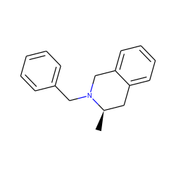 C[C@@H]1Cc2ccccc2CN1Cc1ccccc1 ZINC000028245506