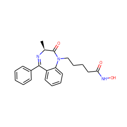 C[C@@H]1N=C(c2ccccc2)c2ccccc2N(CCCCC(=O)NO)C1=O ZINC001772619632