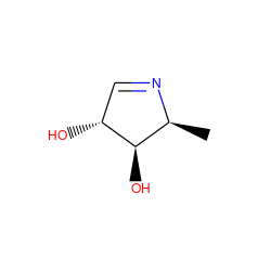 C[C@@H]1N=C[C@@H](O)[C@@H]1O ZINC000026568791