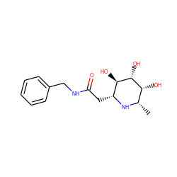 C[C@@H]1N[C@H](CC(=O)NCc2ccccc2)[C@@H](O)[C@H](O)[C@@H]1O ZINC000096286026