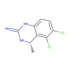 C[C@@H]1NC(=N)Nc2ccc(Cl)c(Cl)c21 ZINC000029130452