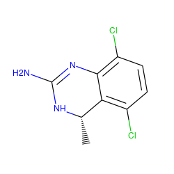 C[C@@H]1NC(N)=Nc2c(Cl)ccc(Cl)c21 ZINC000029131351