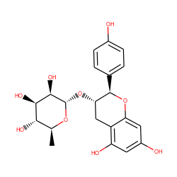 C[C@@H]1O[C@@H](O[C@H]2Cc3c(O)cc(O)cc3O[C@@H]2c2ccc(O)cc2)[C@H](O)[C@H](O)[C@H]1O ZINC000040391331
