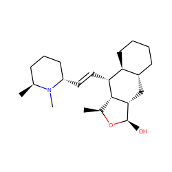 C[C@@H]1O[C@H](O)[C@H]2C[C@H]3CCCC[C@@H]3[C@@H](/C=C/[C@H]3CCC[C@H](C)N3C)[C@@H]12 ZINC000036289066