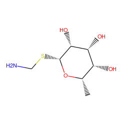 C[C@@H]1O[C@H](SCN)[C@H](O)[C@H](O)[C@@H]1O ZINC000253636026