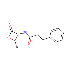 C[C@@H]1OC(=O)[C@@H]1NC(=O)CCc1ccccc1 ZINC000058541315