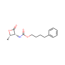 C[C@@H]1OC(=O)[C@@H]1NC(=O)OCCCCc1ccccc1 ZINC000096283416