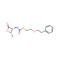 C[C@@H]1OC(=O)[C@@H]1NC(=O)OCCOCCc1ccccc1 ZINC000096283409