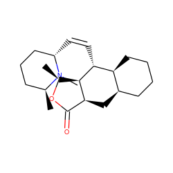 C[C@@H]1OC(=O)[C@@H]2C[C@@H]3CCCC[C@@H]3[C@@H](/C=C\[C@H]3CCC[C@H](C)N3C)[C@H]12 ZINC000013443775