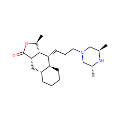 C[C@@H]1OC(=O)[C@H]2C[C@H]3CCCC[C@@H]3[C@@H](CCCN3C[C@@H](C)N[C@H](C)C3)[C@@H]12 ZINC000028006864