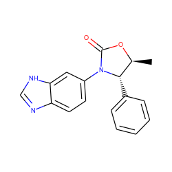 C[C@@H]1OC(=O)N(c2ccc3nc[nH]c3c2)[C@H]1c1ccccc1 ZINC000116828996