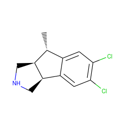 C[C@@H]1c2cc(Cl)c(Cl)cc2[C@H]2CNC[C@@H]12 ZINC000036270544