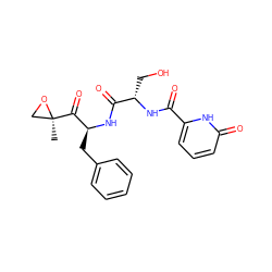 C[C@]1(C(=O)[C@H](Cc2ccccc2)NC(=O)[C@H](CO)NC(=O)c2cccc(=O)[nH]2)CO1 ZINC001503886560