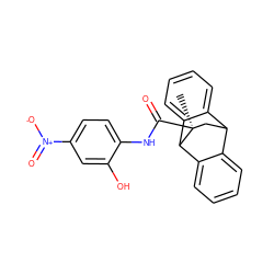 C[C@]1(C(=O)Nc2ccc([N+](=O)[O-])cc2O)CC2c3ccccc3C1c1ccccc12 ZINC000005530943